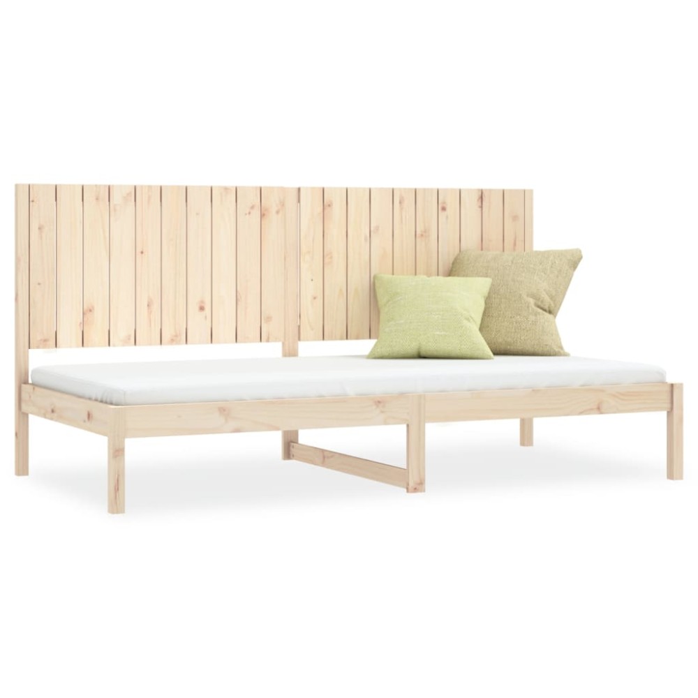 vidaXL Pat de zi fără saltea, 90x200 cm, lemn masiv pin
