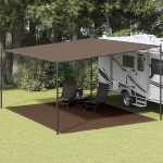 vidaXL Covor pentru cort, 400x500 cm, maro vidaXL Covor pentru cort, 400x500 cm, maro