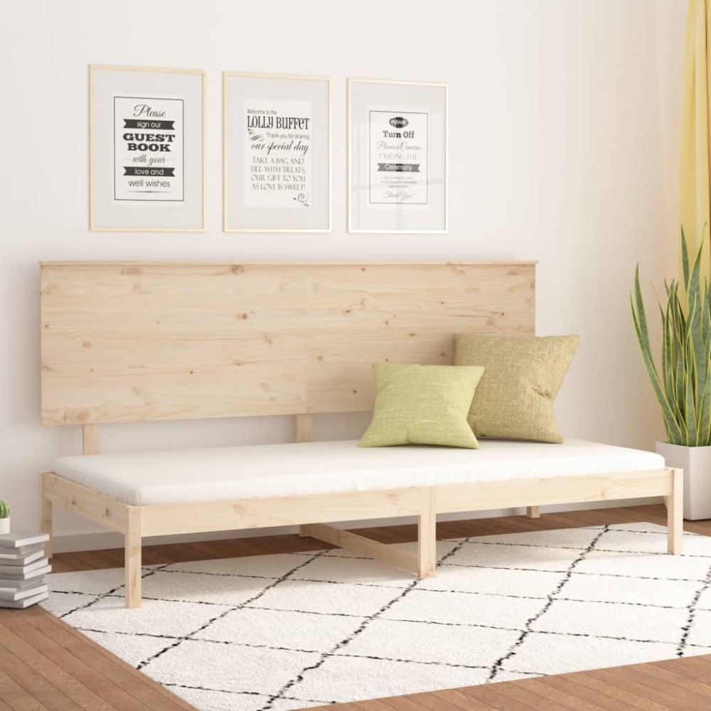 vidaXL Pat de zi fără saltea, 80x200 cm, lemn masiv pin