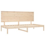 vidaXL Pat de zi fără saltea, 80x200 cm, lemn masiv pin