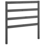 vidaXL Pat de zi extensibil, gri, 2x(90x200) cm, lemn masiv de pin
