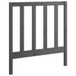 vidaXL Pat de zi extensibil, gri, 2x(90x200) cm, lemn masiv de pin