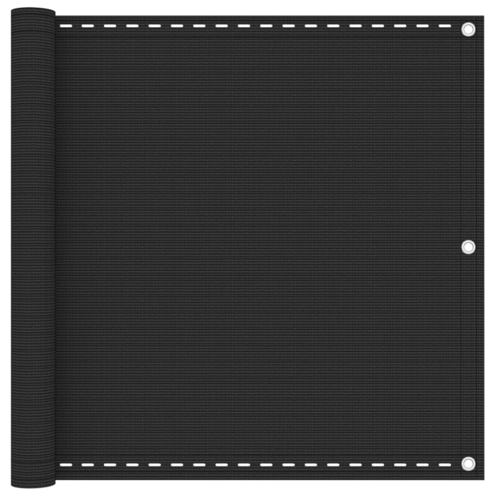 vidaXL Paravan de balcon, antracit, 90x300 cm HDPE