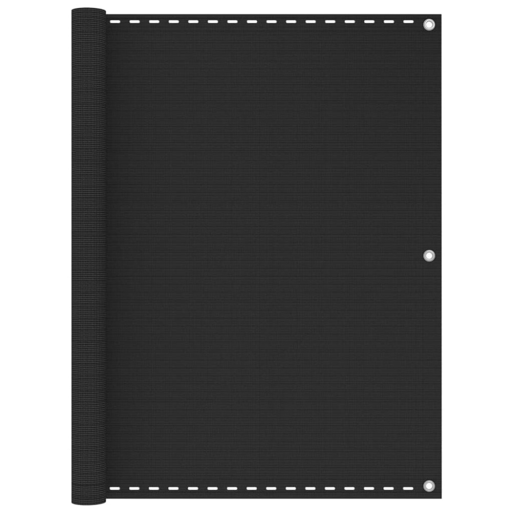 vidaXL Paravan de balcon, antracit, 120 x 600 cm, HDPE