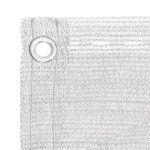 vidaXL Paravan de balcon, alb, 75 x 500 cm, HDPE