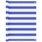 vidaXL Paravan de balcon, albastru și alb, 90x500 cm, HDPE vidaXL Paravan de balcon, albastru și alb, 90x500 cm, HDPE