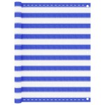 vidaXL Paravan pentru balcon, albastru și alb, 120x300 cm, HDPE