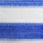 vidaXL Paravan pentru balcon, albastru și alb, 120x300 cm, HDPE