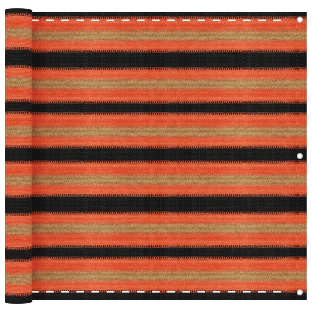 vidaXL Paravan de balcon, multicolor, 90x500 cm, HDPE