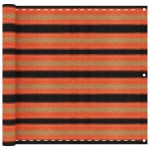 vidaXL Paravan de balcon, multicolor, 90x500 cm, HDPE