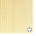 vidaXL Paravan de balcon, bej, 90x500 cm, HDPE
