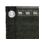 vidaXL Paravan de balcon, verde închis, 75x500 cm, HDPE vidaXL Paravan de balcon, verde închis, 75x500 cm, HDPE