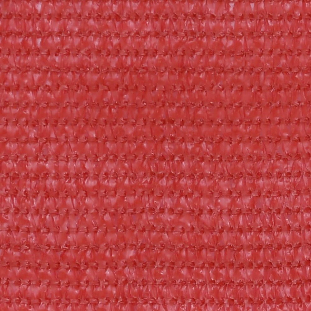 vidaXL Paravan de balcon, roșu, 75 x 500 cm, HDPE