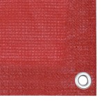 vidaXL Paravan pentru balcon, roșu, 75 x 600 cm, HDPE