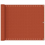 vidaXL Paravan de balcon, portocaliu, 75x300 cm, HDPE vidaXL Paravan de balcon, portocaliu, 75x300 cm, HDPE