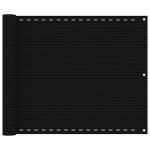 vidaXL Paravan pentru balcon, portocaliu, 75x400 cm, HDPE