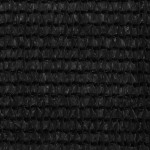 vidaXL Paravan de balcon, negru, 120x400 cm, HDPE