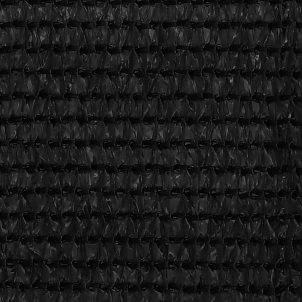 vidaXL Paravan de balcon, negru, 120x500 cm, HDPE