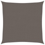 vidaXL Pânză parasolar, antracit, 3 x 3 m, HDPE, 160 g/m²