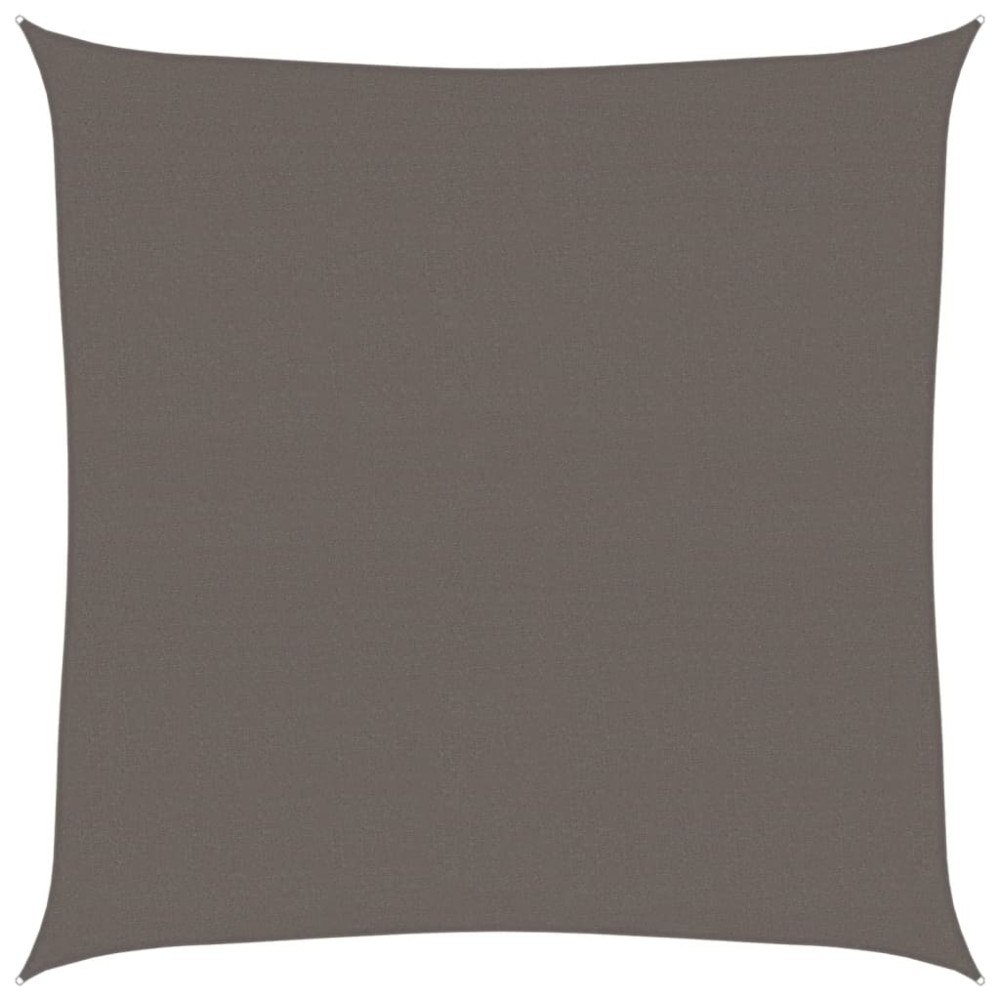 vidaXL Pânză parasolar, antracit, 7x7 m, HDPE, 160 g/m²