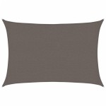 vidaXL Pânză parasolar, antracit, 2,5 x 3,5 m, HDPE, 160 g/m²