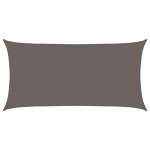 vidaXL Pânză parasolar, antracit, 2,5x4,5 m, HDPE, 160 g/m²