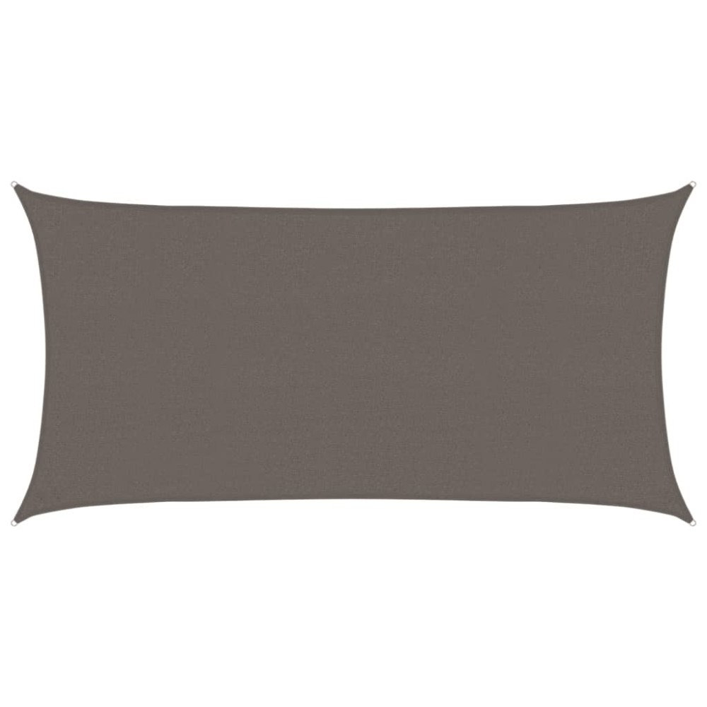 vidaXL Pânză parasolar, antracit, 2,5x5 m, HDPE, 160 g/m²