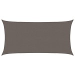 vidaXL Pânză parasolar, antracit, 2,5x5 m, HDPE, 160 g/m²