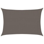 vidaXL Pânză parasolar, antracit, 3x4,5 m, HDPE, 160 g/m²