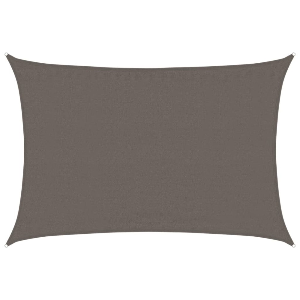 vidaXL Pânză parasolar, antracit, 3,5x4,5 m, HDPE, 160 g/m²