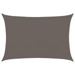 vidaXL Pânză parasolar, antracit, 3,5x4,5 m, HDPE, 160 g/m²