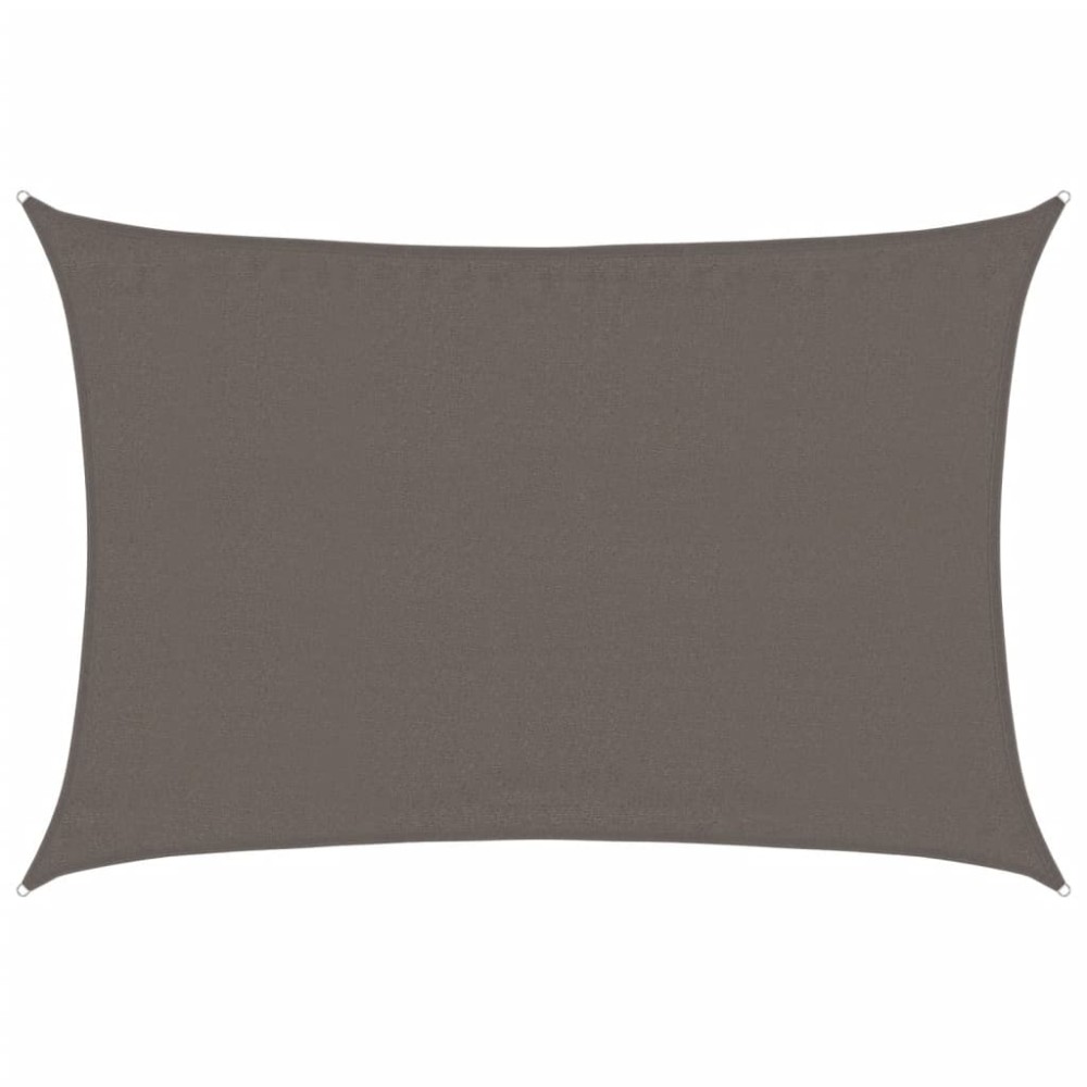 vidaXL Pânză parasolar, antracit, 3,5x5 m, HDPE, 160 g/m²