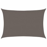 vidaXL Pânză parasolar, antracit, 3,5x5 m, HDPE, 160 g/m²