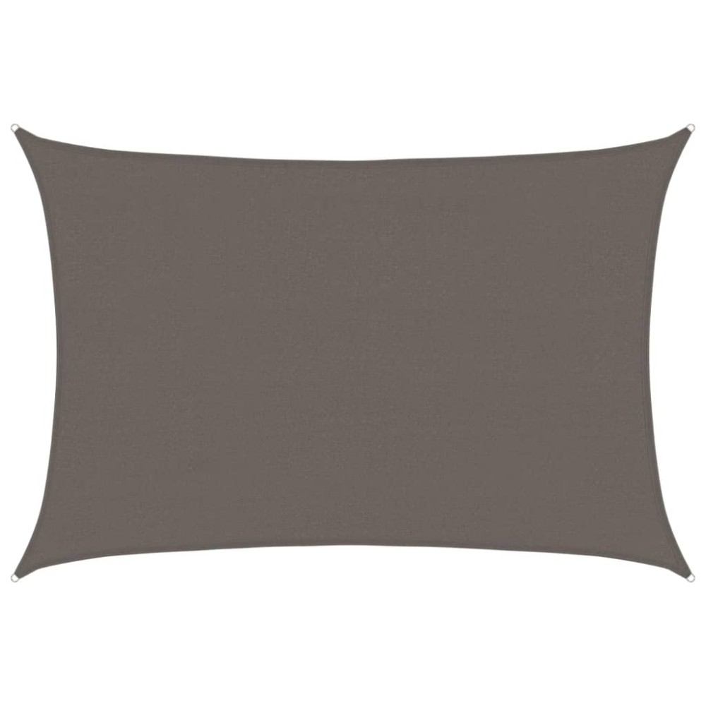 vidaXL Pânză parasolar, antracit, 4x5 m, HDPE, 160 g/m²