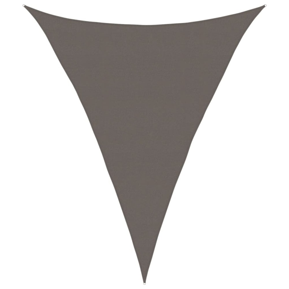 vidaXL Pânză parasolar, antracit, 5x6x6 m, HDPE, 160 g/m²