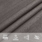 vidaXL Pânză parasolar, antracit, 6x6x6 m, HDPE, 160 g/m² vidaXL Pânză parasolar, antracit, 6x6x6 m, HDPE, 160 g/m²