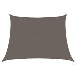 vidaXL Pânză parasolar, antracit, 4/5x3 m, HDPE, 160 g/m²