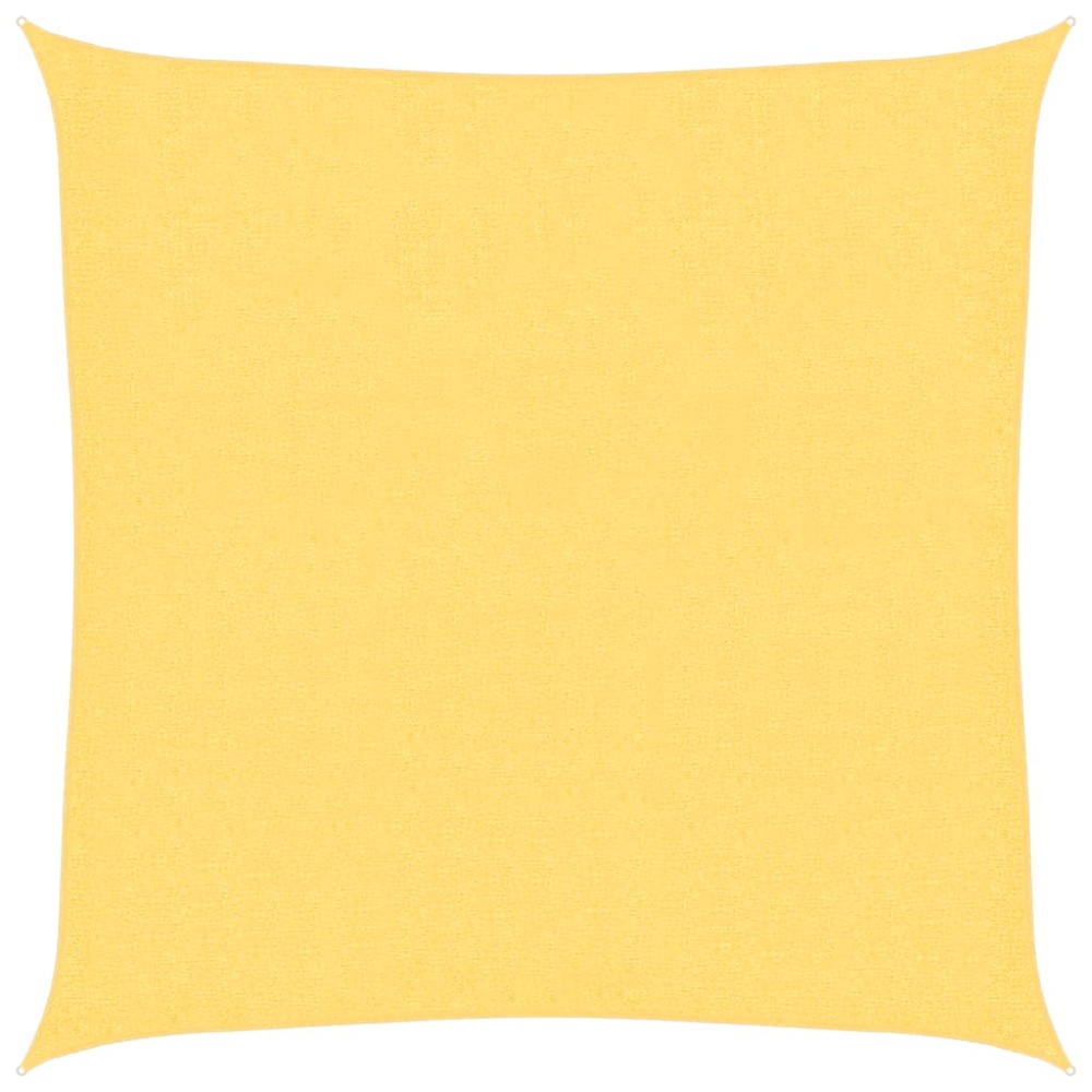 vidaXL Pânză parasolar, bej, 2,5x2,5 m, HDPE, 160 g/m²
