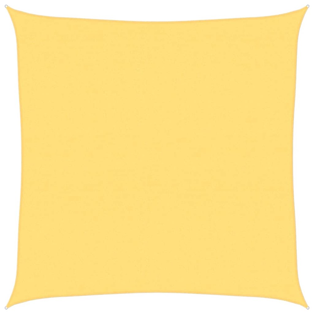 vidaXL Pânză parasolar, bej, 4x4 m, HDPE, 160 g/m²