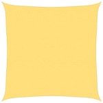 vidaXL Pânză parasolar, bej, 4,5x4,5 m, HDPE, 160 g/m²