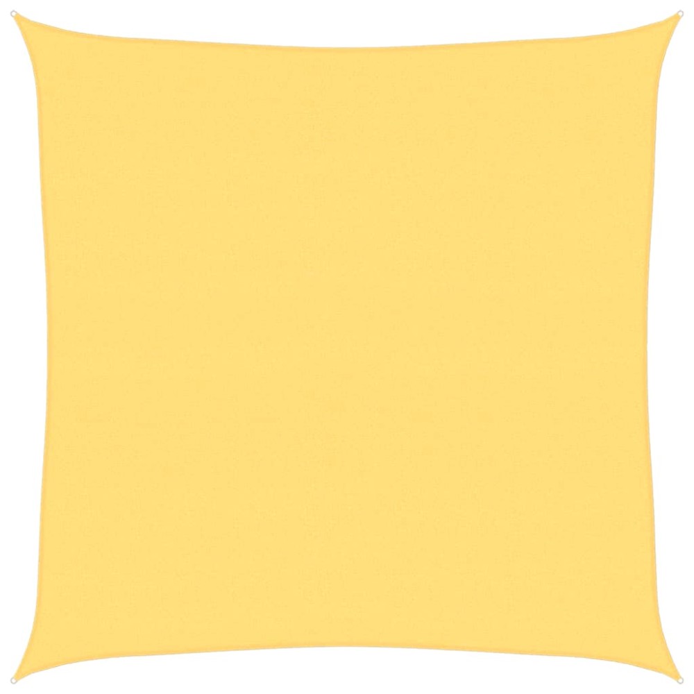 vidaXL Pânză parasolar, bej, 5x5 m, HDPE, 160 g/m²