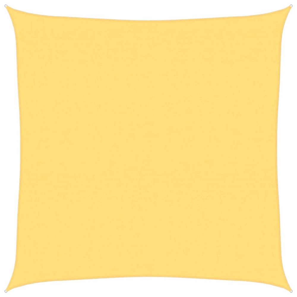 vidaXL Pânză parasolar, bej, 7x7 m, 160 g/m², HDPE