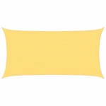 vidaXL Pânză parasolar, bej, 2x3,5 m, HDPE, 160 g/m²