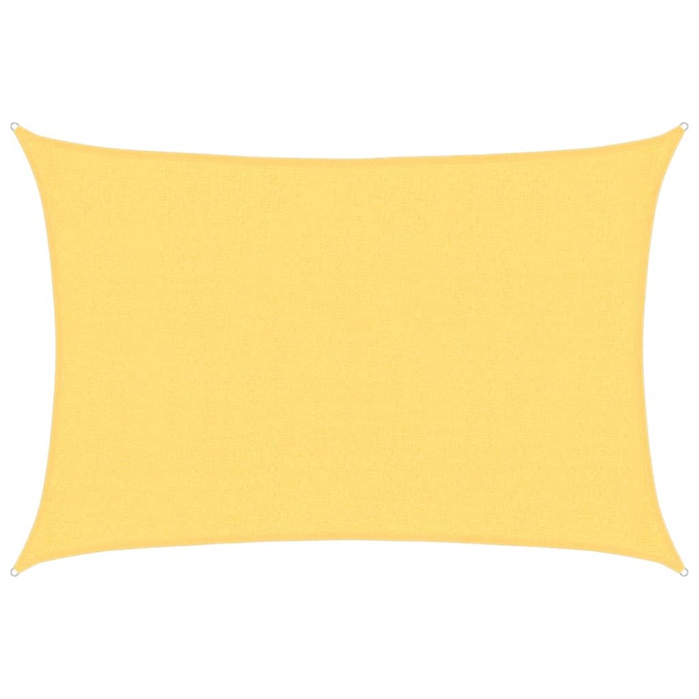 vidaXL Pânză parasolar, bej, 2,5x4 m, HDPE, 160 g/m²