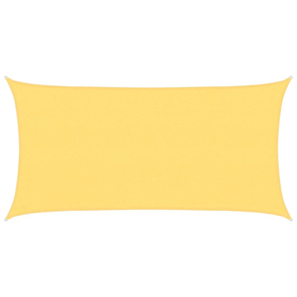 vidaXL Pânză parasolar, bej, 2,5x4,5 m, HDPE, 160 g/m²