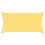 vidaXL Pânză parasolar, bej, 2,5x4,5 m, HDPE, 160 g/m²