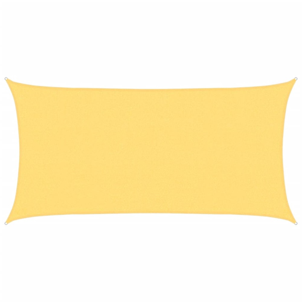 vidaXL Pânză parasolar, bej, 2,5x5 m, HDPE, 160 g/m²