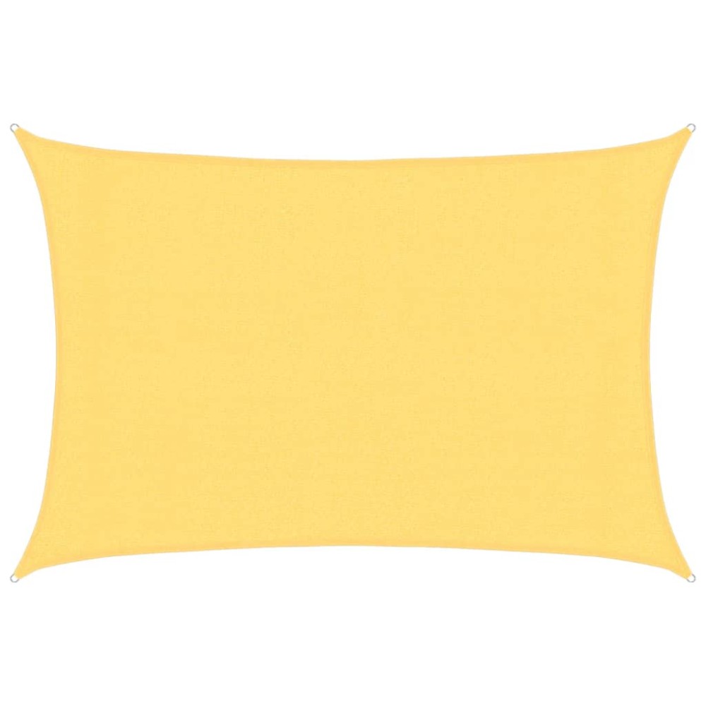 vidaXL Pânză parasolar, bej, 3 x 4 m, HDPE, 160 g/m²