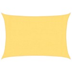 vidaXL Pânză parasolar, bej, 3 x 4,5 m, HDPE, 160 g/m²