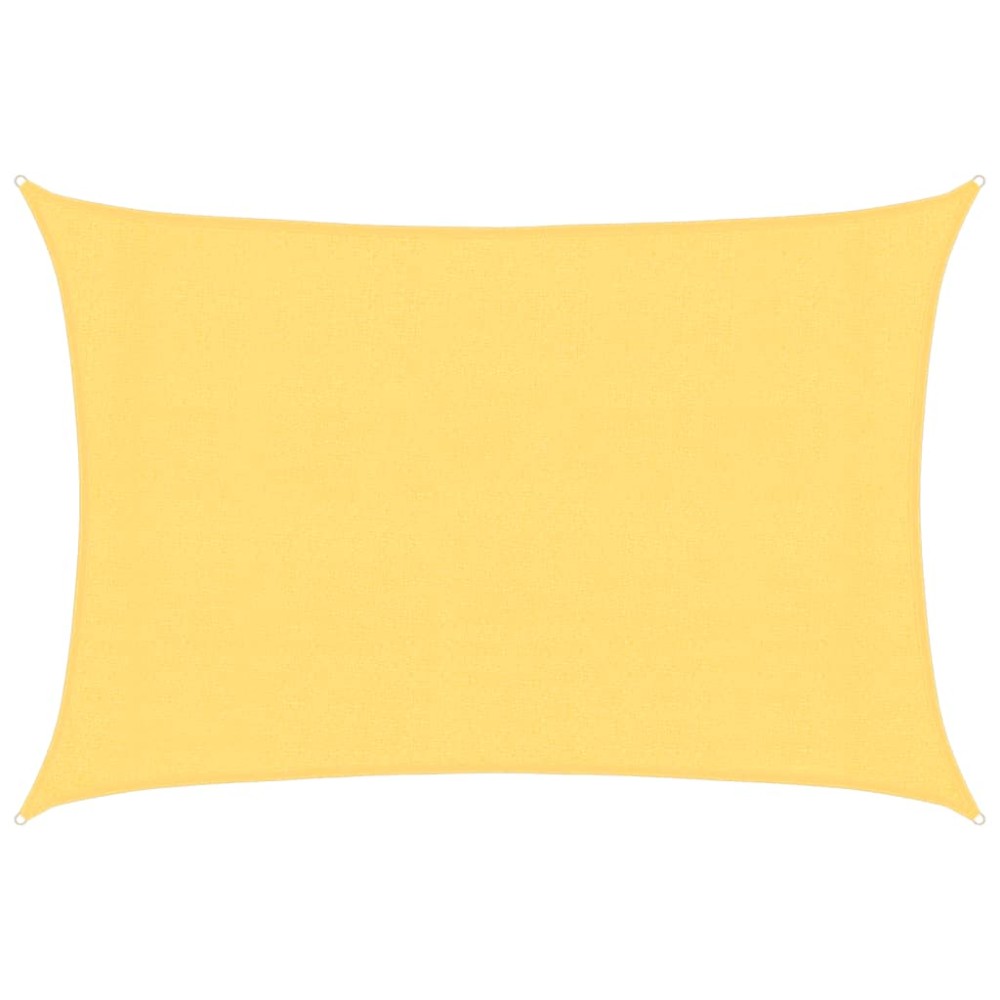 vidaXL Pânză parasolar, bej, 3 x 5 m, HDPE, 160 g/m²